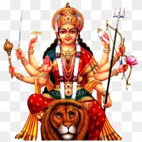 Goddess Durga Png Background - Durga Mata Png, Transparent Png - goddess png