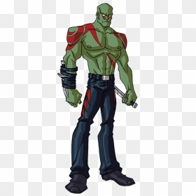 Drax The Destroyer , Png Download - Drax The Destroyer Cartoon, Transparent Png - drax png