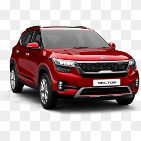 Red Kia Seltos Png Download Image - Jeep Compass Vs Kia Seltos Red, Transparent Png - red car png
