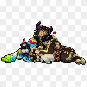 [g] Comfort Pile - Cartoon, HD Png Download - candy pile png
