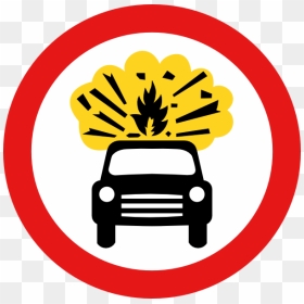 Uk Road Sign, HD Png Download - explosion clip art png