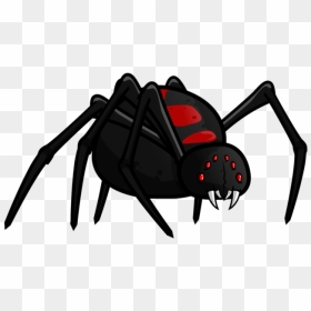 Flyordie - Io Wiki - Cartoon Transparent Black Widow Spider, HD Png Download - black widow spider png