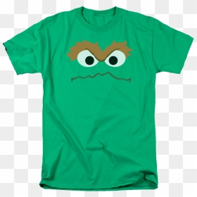 Transparent Oscar The Grouch Png - Oscar Sesame Street T Shirt, Png Download - oscar the grouch png
