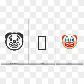 Transparent Clown Face Png - Smiley, Png Download - clown face png