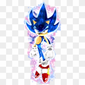 If There"s Super Sonic So Why Cant There Be Ultra Instinct - Super Sonic Blue Kaioken, HD Png Download - super why png