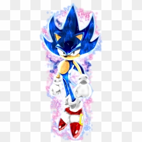 If There"s Super Sonic So Why Cant There Be Ultra Instinct - Super Sonic Blue Kaioken, HD Png Download - super why png