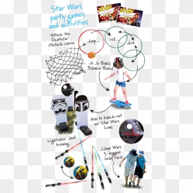 Star Wars Activities - Star Wars Obstacle Course Ideas, HD Png Download - star wars jedi png