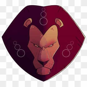 Angry Lion3 Copy - Illustration, HD Png Download - angry eyebrows png