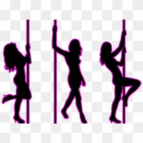 Photo 3034273 Pole Dancers Stock Vector Pole Dance - Go Go, HD Png Download - dancers png