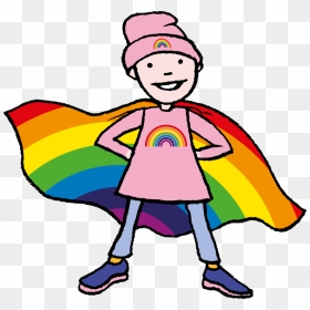 Rachel Pic Vector, HD Png Download - rainbow line png
