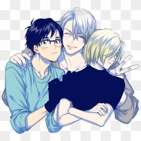 Thumb Image - Yuuri X Victor X Yuri, HD Png Download - yuri on ice png