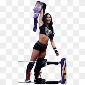 Aj Lee Wrestlemania 2014 Png By Wwedivasfan4life D7q3wa5 - Aj Lee With Divas Champion Png, Transparent Png - aj lee png