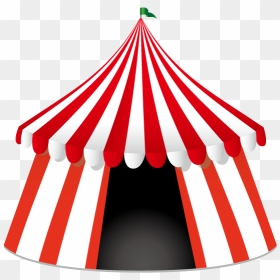 Tent Circus Clip Art - Vector Circus Tent Png, Transparent Png - circus tent png