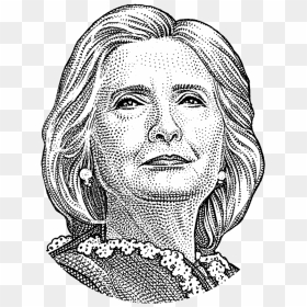 United Art Photography States Hillary Monochrome Clinton - Sketch Of Hillary Clinton, HD Png Download - hillary logo png
