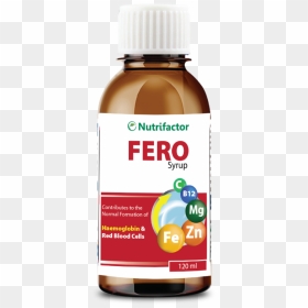 Fero Syrup - Vitamin B12 Adolescent Medicine Syrup, HD Png Download - syrup png