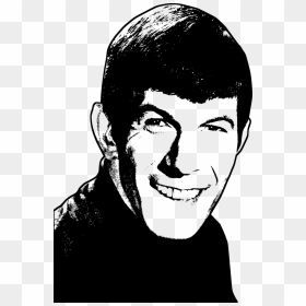 Famous Actors Outlines, HD Png Download - spock png