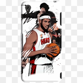 Coque Iphone 5c Basketball, HD Png Download - lebron james dunk png