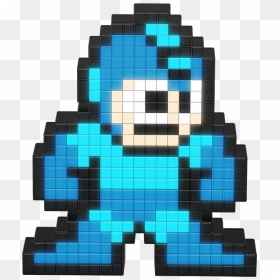 Pixel Mega Man, HD Png Download - pacman pixel png