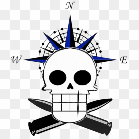 Revised Jolly Roger - Compass Symbol, HD Png Download - jolly roger png