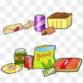 Food For Camping Clipart, HD Png Download - junk food png