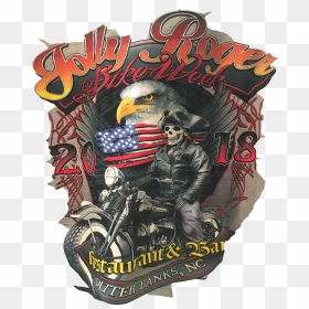 Bike Week T Shirt Jolly Roger Official - Poster, HD Png Download - jolly roger png