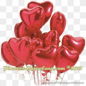Transparent Heart Balloons Png - Transparent Valentine Balloon Png, Png Download - red balloons png