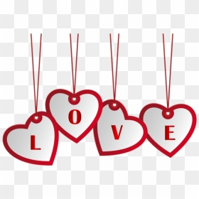 Free Png Hanging Love Hearts Png Images Transparent - Happy Birthday Love .png, Png Download - hanging stars png