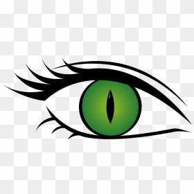 Green Eyes Clipart Cat Eye - Transparent Background Eye Clipart, HD Png Download - cat eye png