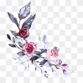 Transparent Picsart Flower Stickers, HD Png Download - watercolor rose png