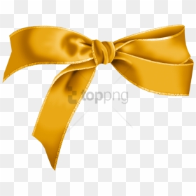 Free Png Gold Gift Bow Png Png Image With Transparent - Bow Gold Ribbon Png, Png Download - gift bow png