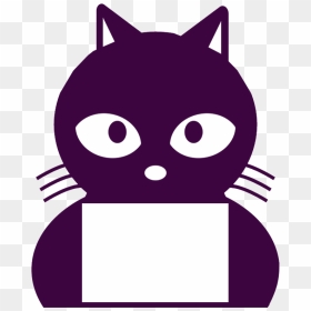 Cute Black Cat Clipart , Png Download - Black Cat Clipart, Transparent Png - black cat clipart png