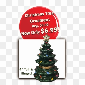 1 Cmas Tree Ornament - Christmas Tree, HD Png Download - tall tree png