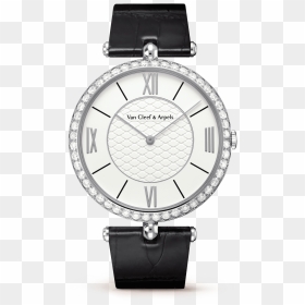 Pierre Arpels Watch, 38 Mm,shiny Alligator, Square - Longines Presence, HD Png Download - silver circle png