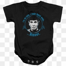Almost Made Spock Smile - Infant Bodysuit, HD Png Download - spock png