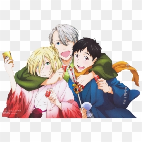 Yuri On Ice Yuuri Katsuki Yuri Plisetsky Anime Viktor - Yuri On Ice Official Artwork, HD Png Download - yuri on ice png