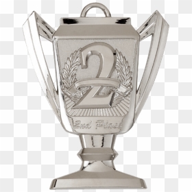 Tm22 Trophy Medal 2nd Place Silver - Second Place Silver Trophy, HD Png Download - nba trophy png