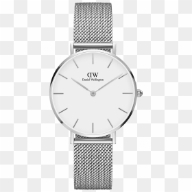 Petite Sterling 32mm - Daniel Wellington Petite Sterling, HD Png Download - silver circle png