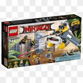 Lego Ninjago Movie Sets 70609 , Png Download - Ninjago Movie Manta Ray Bomber, Transparent Png - ninjago png
