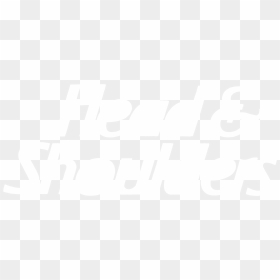 Head & Shoulders Logo Black And White Clipart , Png, Transparent Png - parental advisory png white
