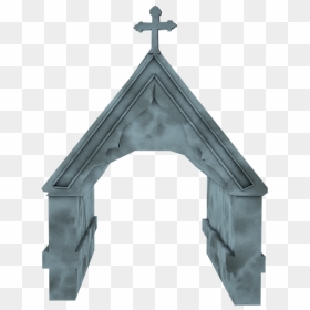 Church, HD Png Download - gothic cross png