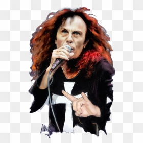 Ronnie James Dio Greeting Card For Sale By Melanie - Ronnie James Dio Artwork, HD Png Download - dio png