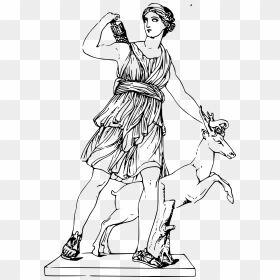 Artemis The Greek Goddess, HD Png Download - goddess png