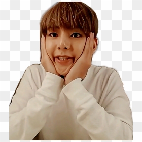 Bts V Taetae Taehyung Alien Niño Cute Army Omg Lol - Bts Funny Cute V, HD Png Download - alien face png