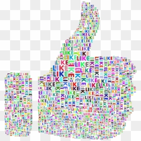 Transparent Facebook Like Button Png Transparent - Social Media Like Png, Png Download - facebook like button png