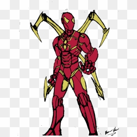Coloring Book Ironr Coloring Pages Marvelous Download - Iron Spider Colouring Pages, HD Png Download - black widow spider png