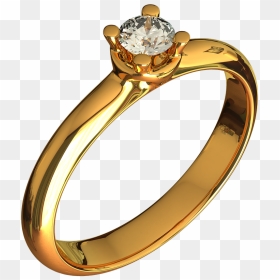 Ring, HD Png Download - gold ring png