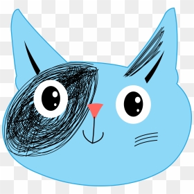 Transparent Blue Eye Png - Kitten, Png Download - cat eye png