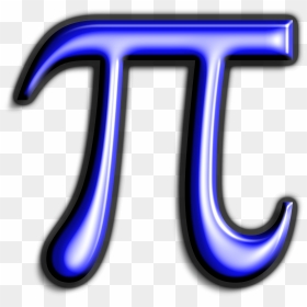 Blue Transparent Pi Day Symbol, HD Png Download - pi symbol png