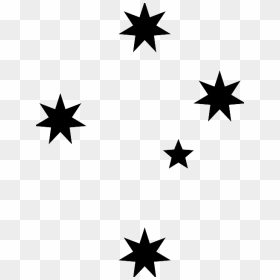 Flag, Sign, Black, Science, Geography, Australia, Star - Stars Clipart Black, HD Png Download - hanging stars png