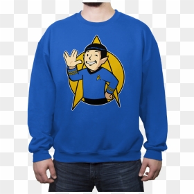 Spock Boy - Crew Neck - Crew Neck - Ript Apparel - - Crew Neck, HD Png Download - spock png